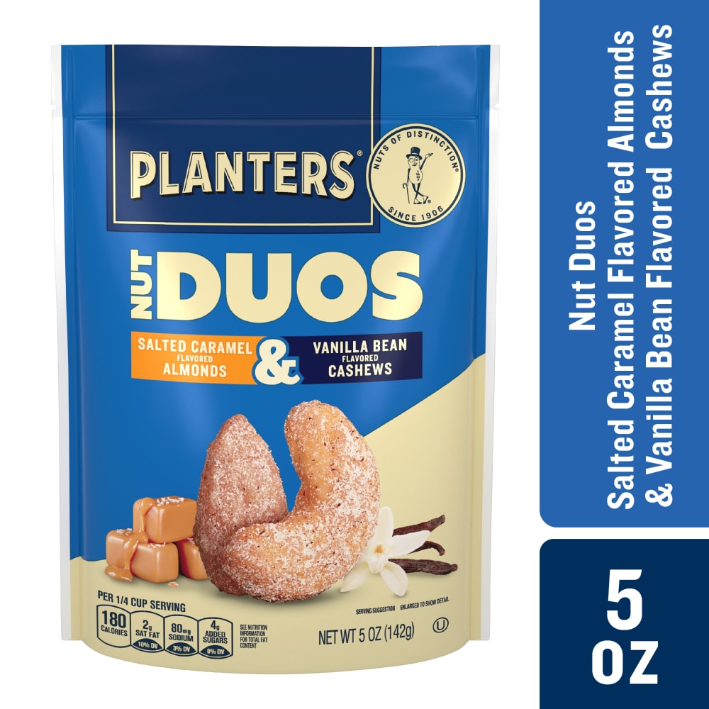 Planters® Nut Duos Salted Caramel Almond & Vanilla Bean Cashews
