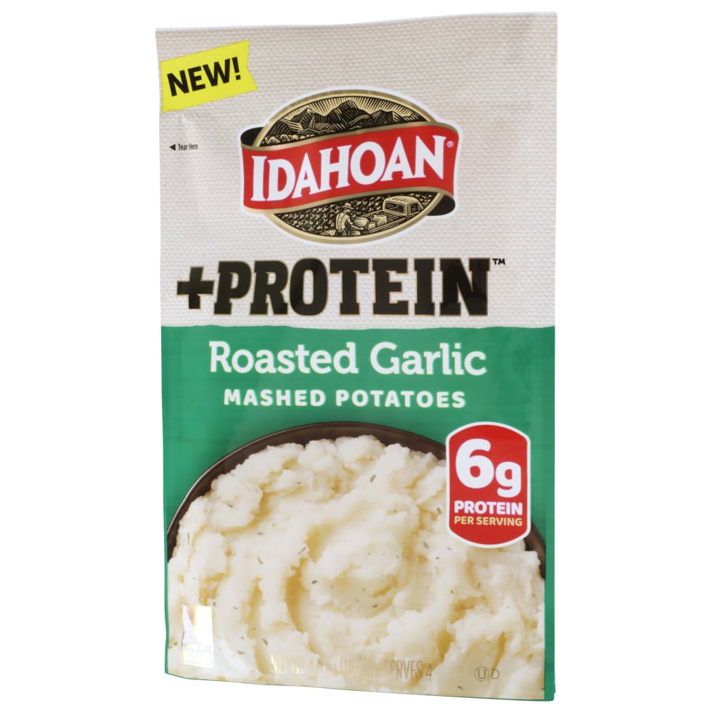 Idahoan® +Protein™ Roasted Garlic Instant Mashed Potatoes