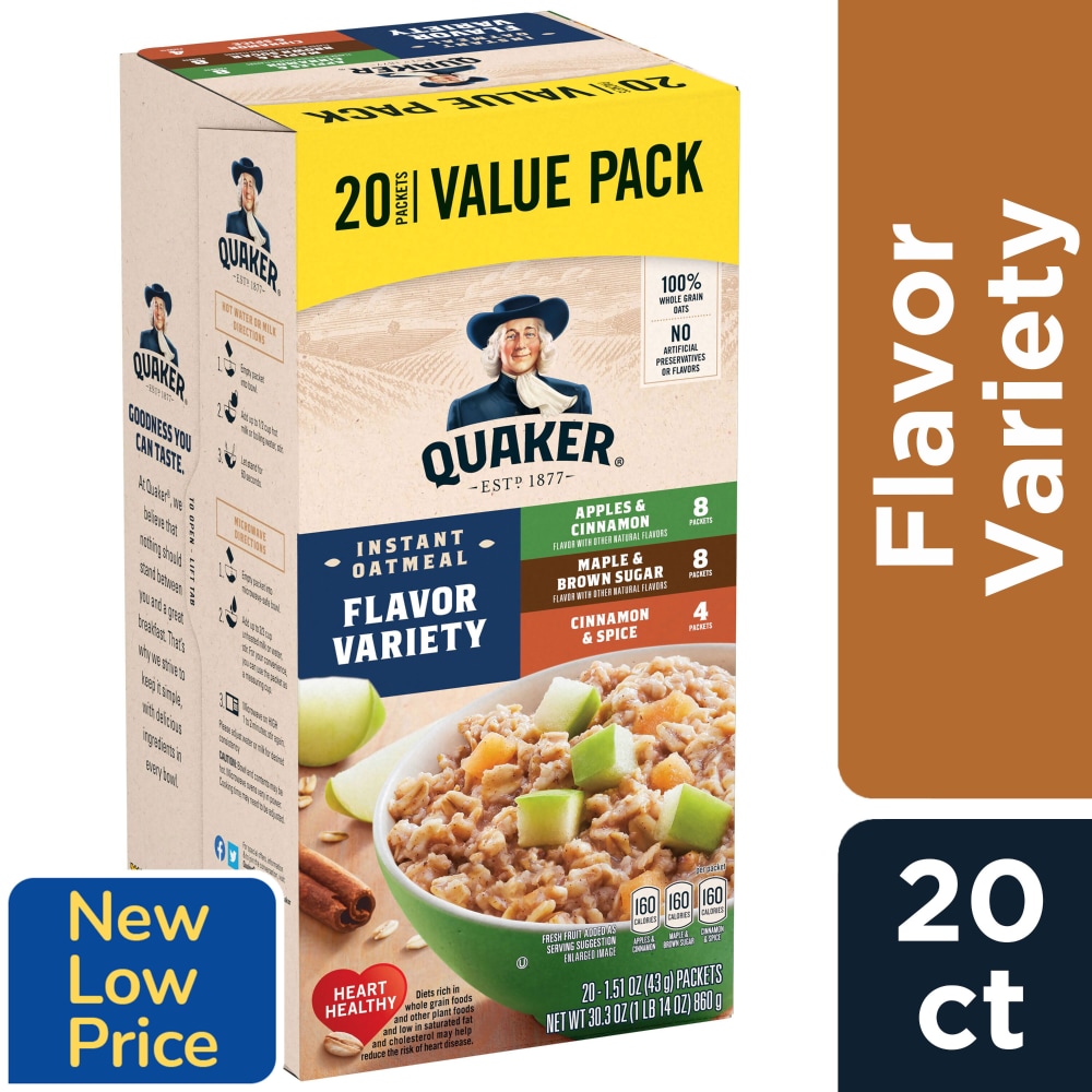 Quaker® Instant Oatmeal Variety Pack