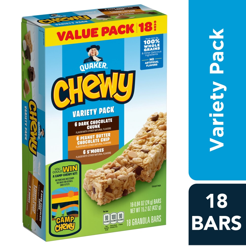 Quaker Chewy® Camping Granola Bars Variety Pack