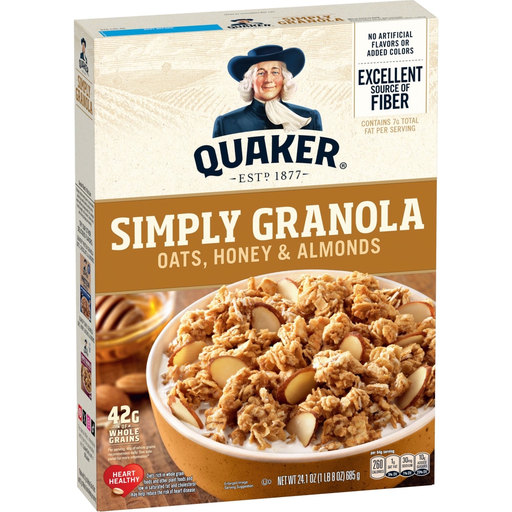 Quaker® Simply Oats Honey & Almonds Granola