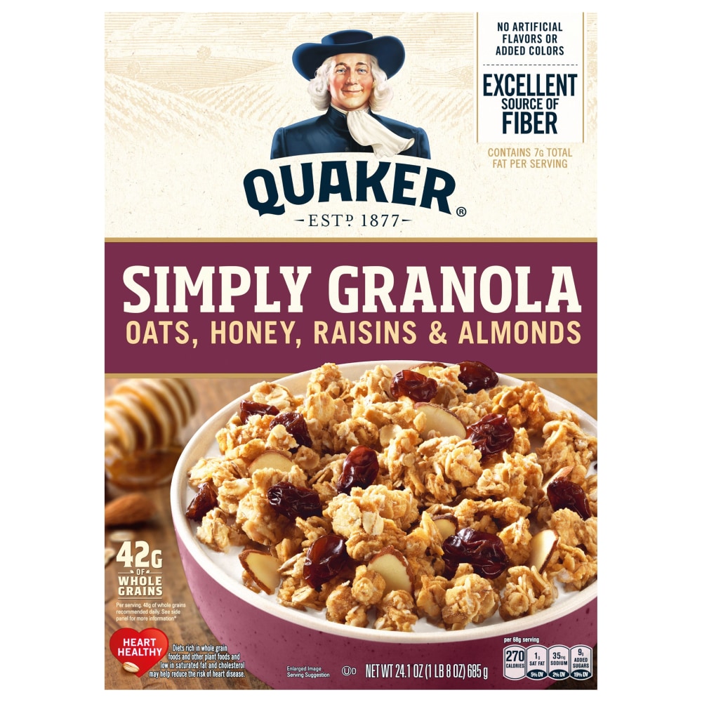 Quaker® Simply Granola Honey Raisins and Almonds Granola