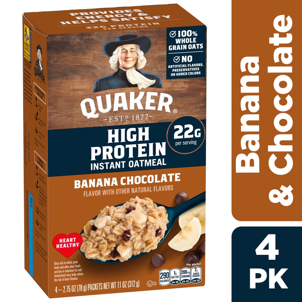Quaker Banana & Chocolate Instant Oatmeal