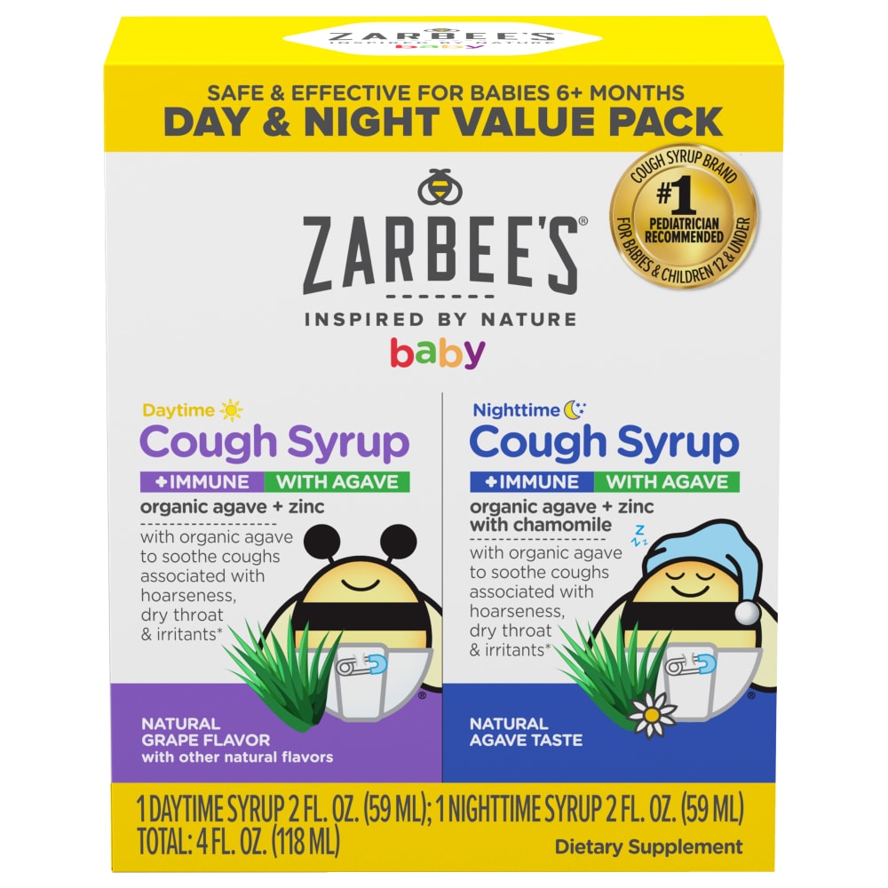 Zarbees’s® Baby Day/Night Cough Syrup +Immune Value Pack