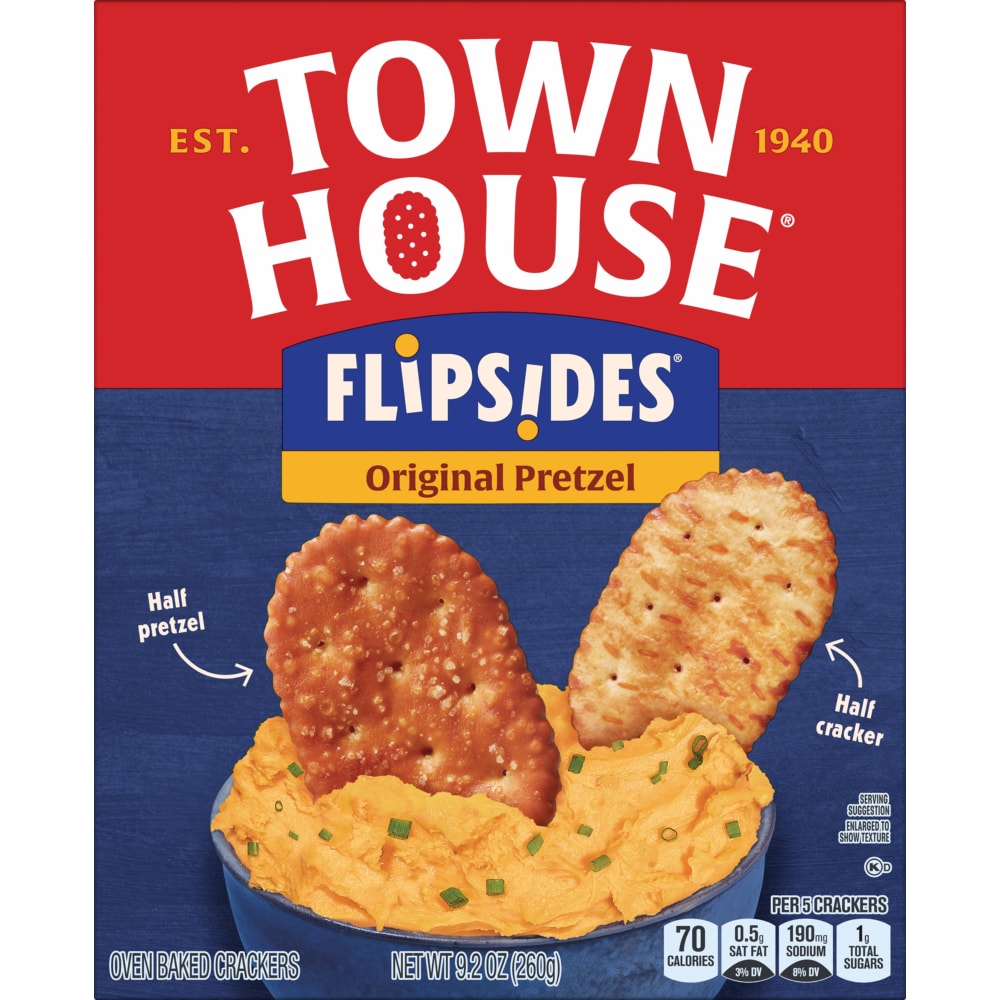 Town House® FlipSides Original Wheat Crackers