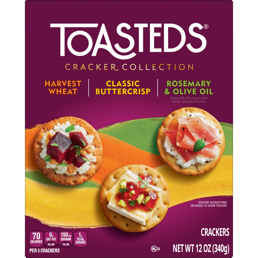 Toasteds® Crackers Variety Pack