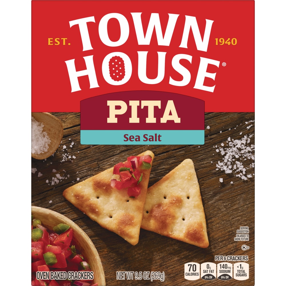 Town House® Sea Salt Pita Crackers