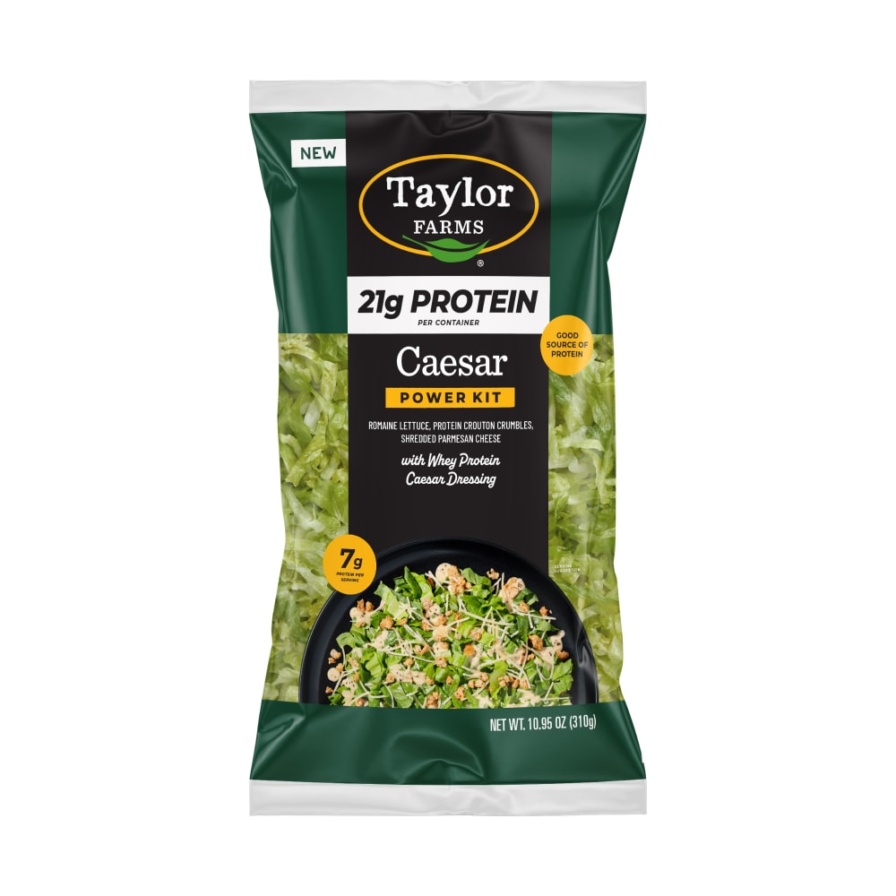 Taylor Farms® Protein+ Caesar Chopped Salad Kit 10.95oz Bag