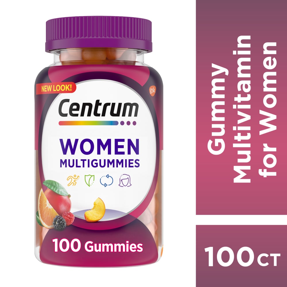Centrum MultiGummies Gummy Multivitamin for Women, Multivitamin/Multimineral Supplement