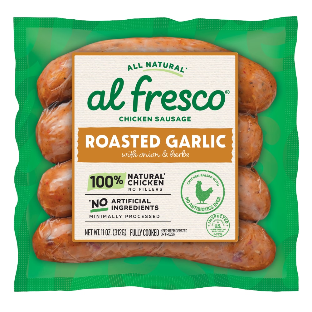 Al Fresco® Roasted Garlic Fully Cooked Chicken Sausage