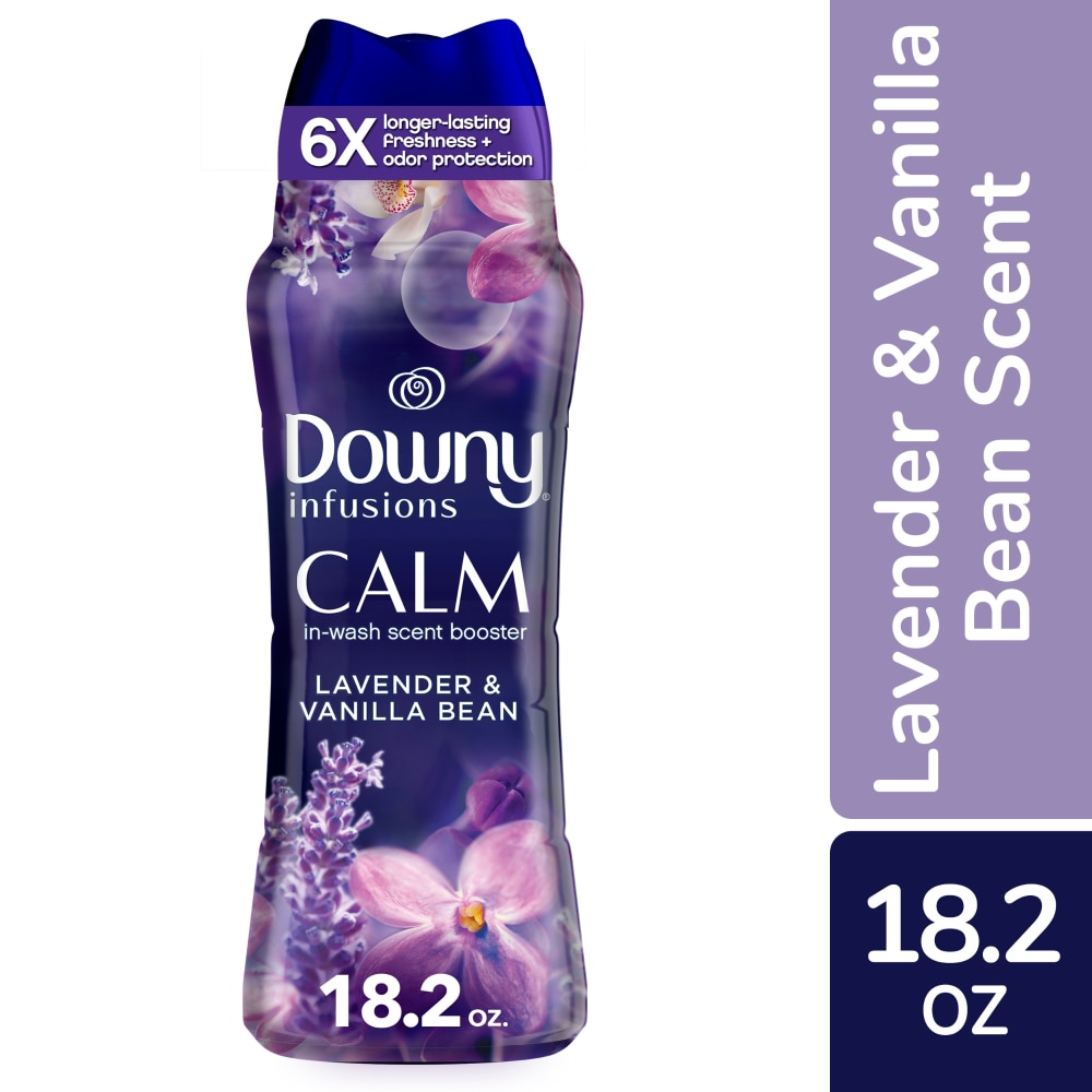 Downy Infusions Lavender and Vanilla Bean Calm In-Wash Scent Booster Beads