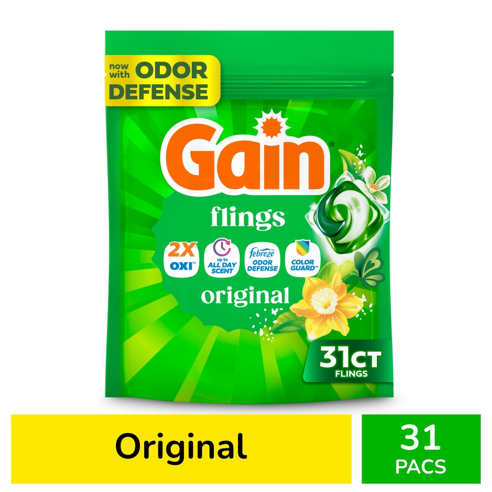 Gain Flings Original Laundry Detergent Pods