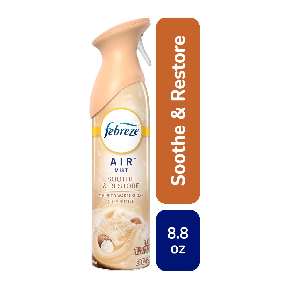 Febreze Air Freshener Spray Odor-Fighting Room Spray Soothe & Restore Scent