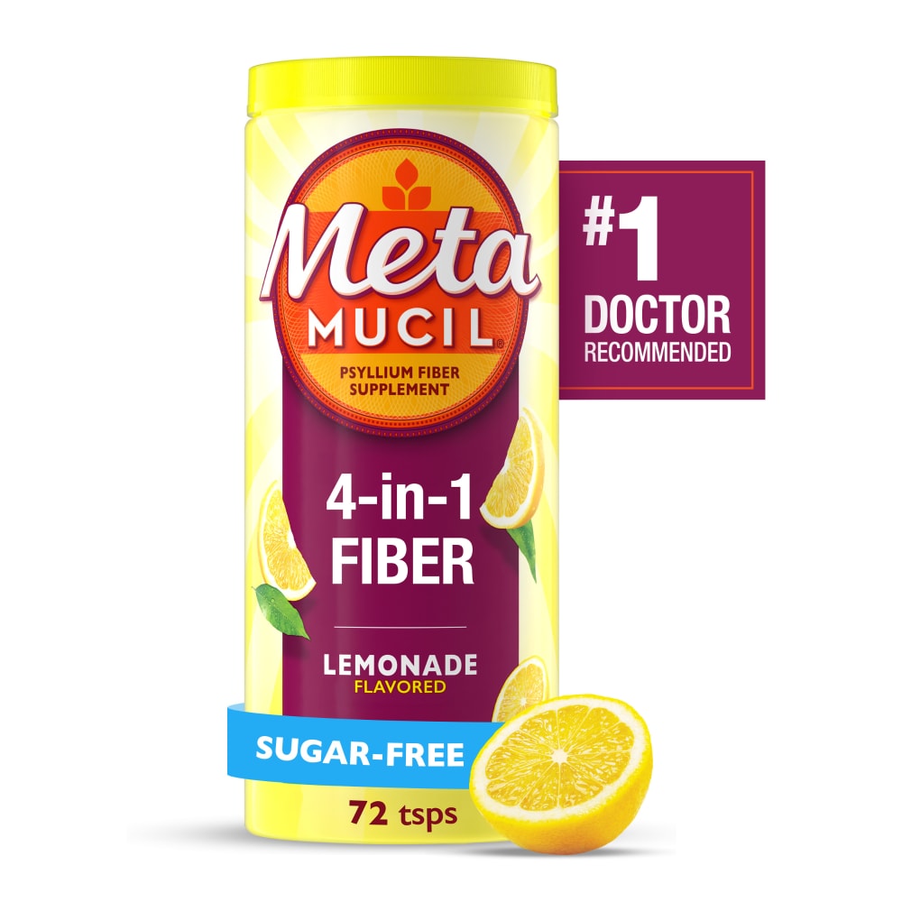 Metamucil 4-in-1 Fiber Sugar-Free Lemonade
