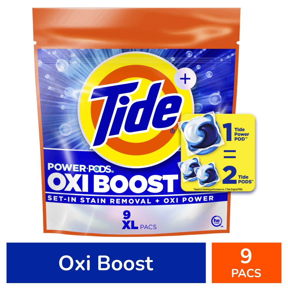 Tide Power Pods Oxi Boost Laundry Detergent Pods