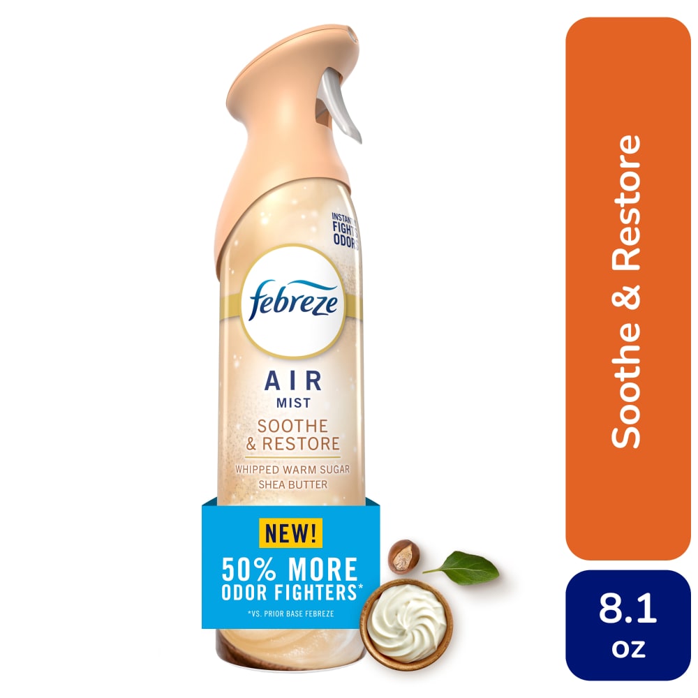 Febreze Air Mist Air Freshener Odor Fighting Room Spray Soothe & Restore Scent