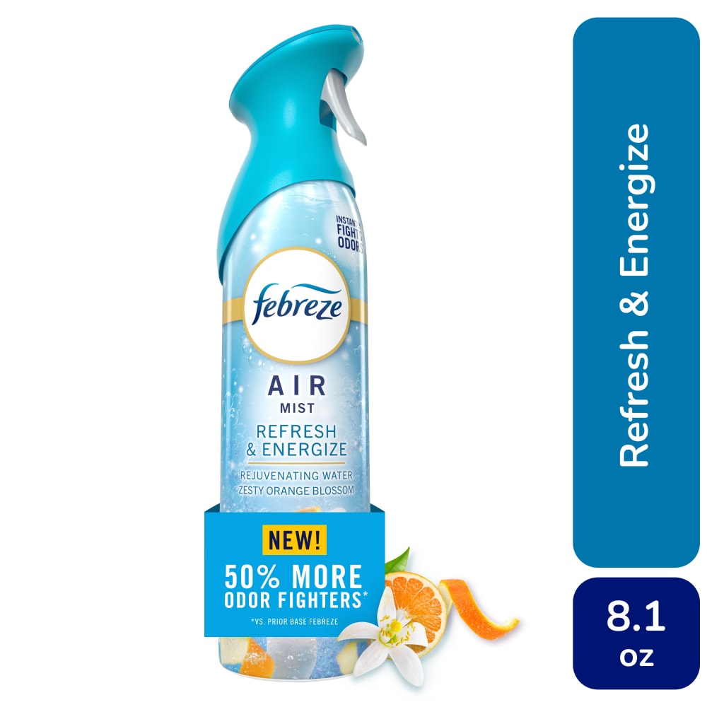 Febreze Air Mist Air Freshener Odor Fighting Room Spray Refresh & Energize Scent