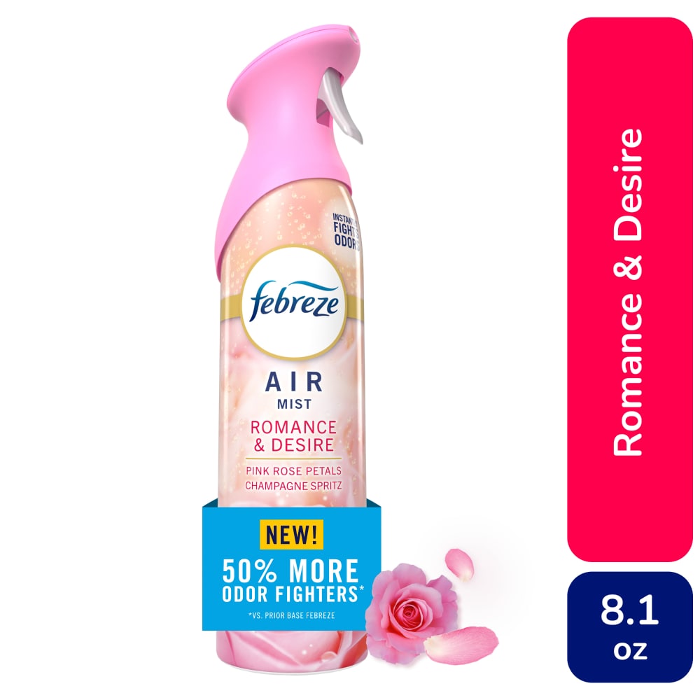 Febreze Air Mist Air Freshener Spray Odor Fighting Room Spray Romance & Desire Scent