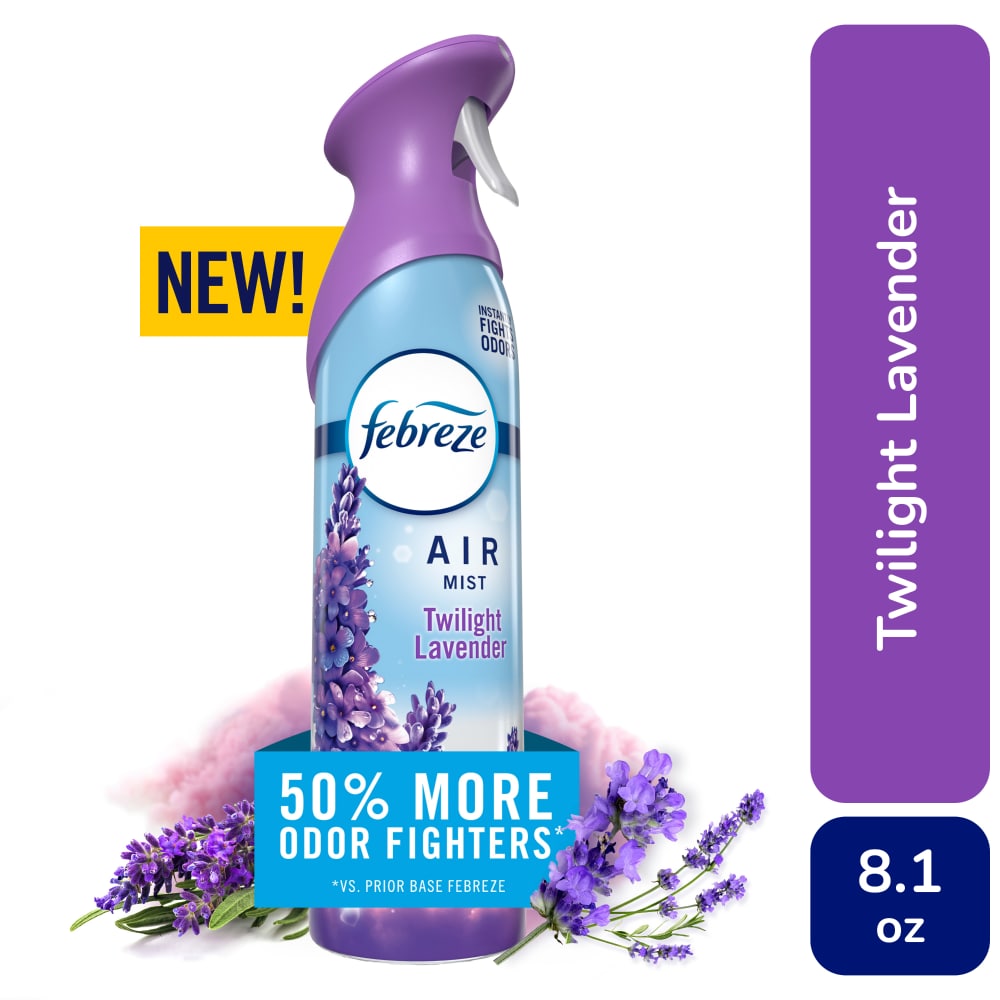 Febreze Air Mist Air Freshener Spray Odor Fighting Room Spray Twilight Lavender Scent