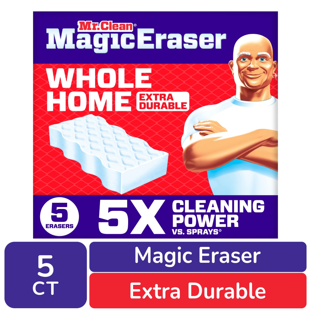 Mr. Clean Magic Eraser Sponge All Purpose Cleaner Cleaning Scrubber Whole Home Extra Durable