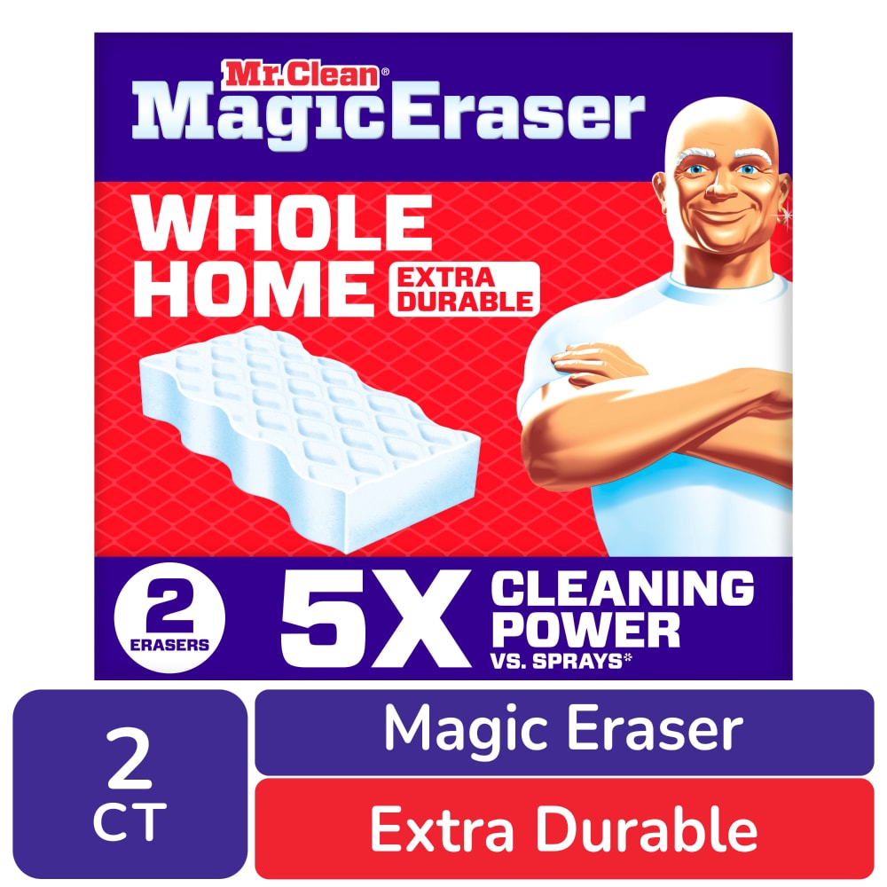Mr. Clean Magic Eraser Sponge All Purpose Cleaner Cleaning Scrubber Whole Home Extra Durable