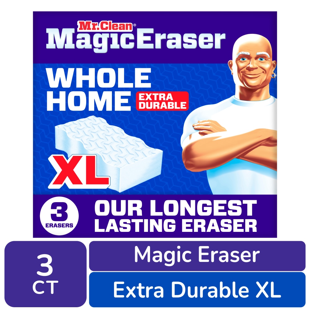 Mr. Clean Magic Eraser Sponge All Purpose Cleaner Long Lasting Whole Home Extra Durable XL