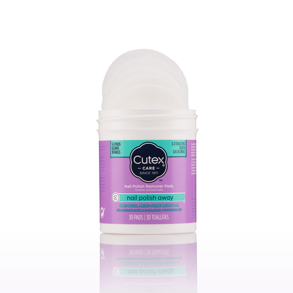 Cutex Nail Polish Away Sponge Nail Polish Remover Pads