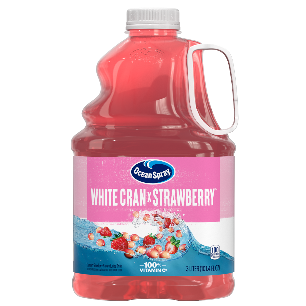 Ocean Spray® White Cran-Strawberry Juice Drink, 3L Bottle