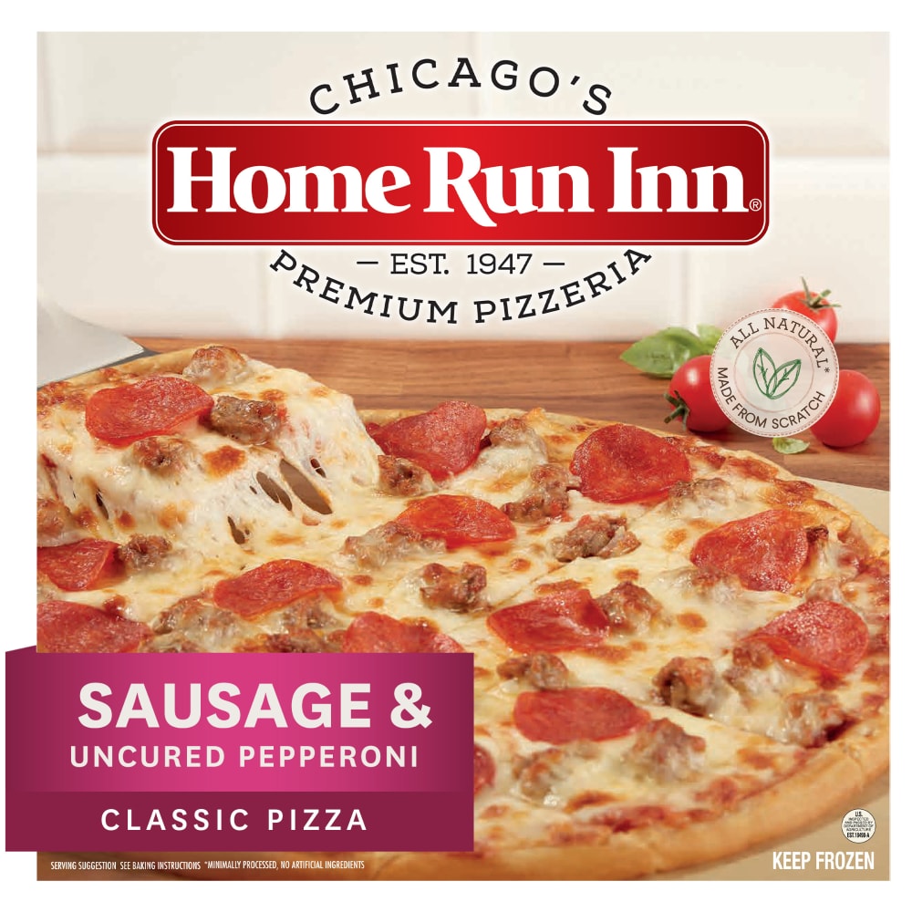 Home Run Inn Frozen Sausage and Uncured Pepperoni Classic Crust Frozen Pizza