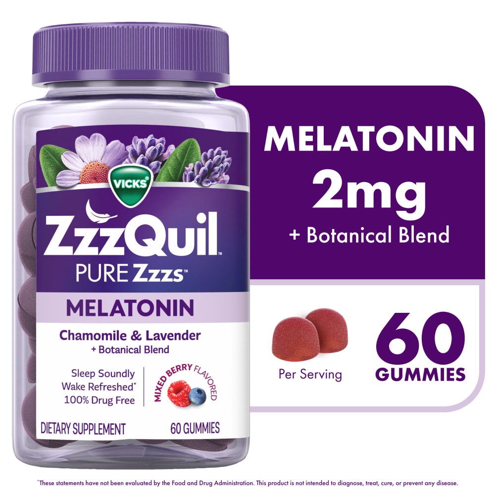 ZzzQuil PURE Zzzs Melatonin Sleep Aid Gummy