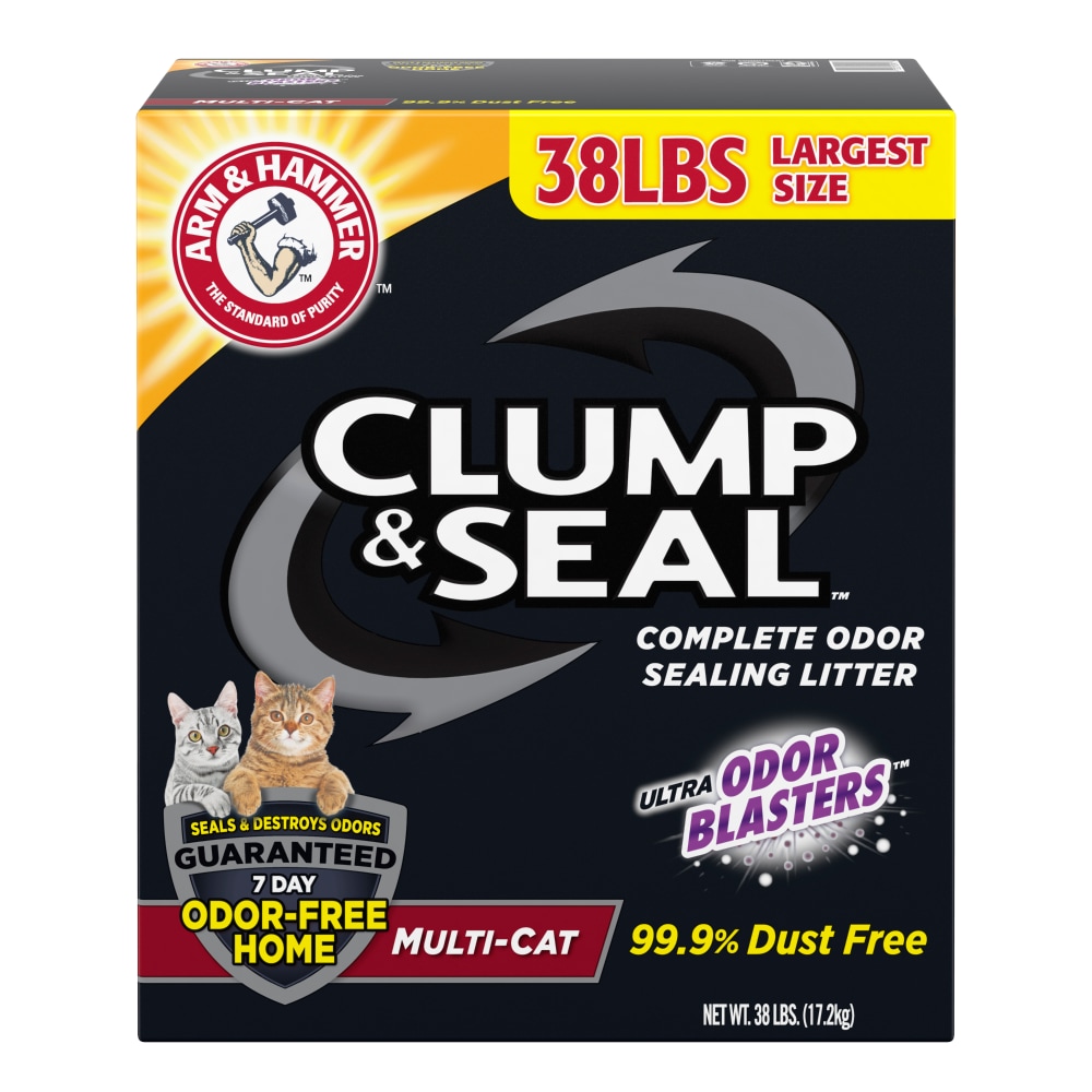 Arm & Hammer™ Clump & Seal™ Multi-Cat Ultra Odor Blasters™ Cat Litter
