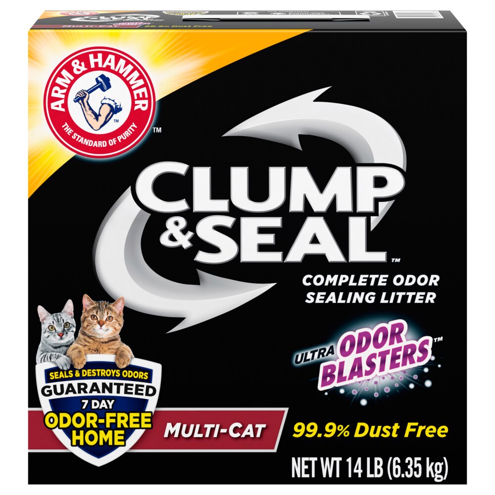 Arm & Hammer® Clump & Seal™ Multi-Cat Complete Odor Sealing Litter