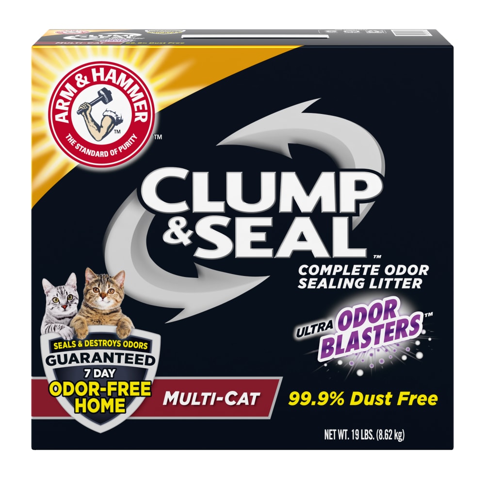 ARM & HAMMER Clump & Seal Multi-Cat Litter with Ultra Odor Blasters