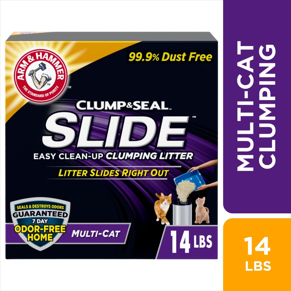 ARM & HAMMER Slide Easy Clean-Up Clumping Cat Litter