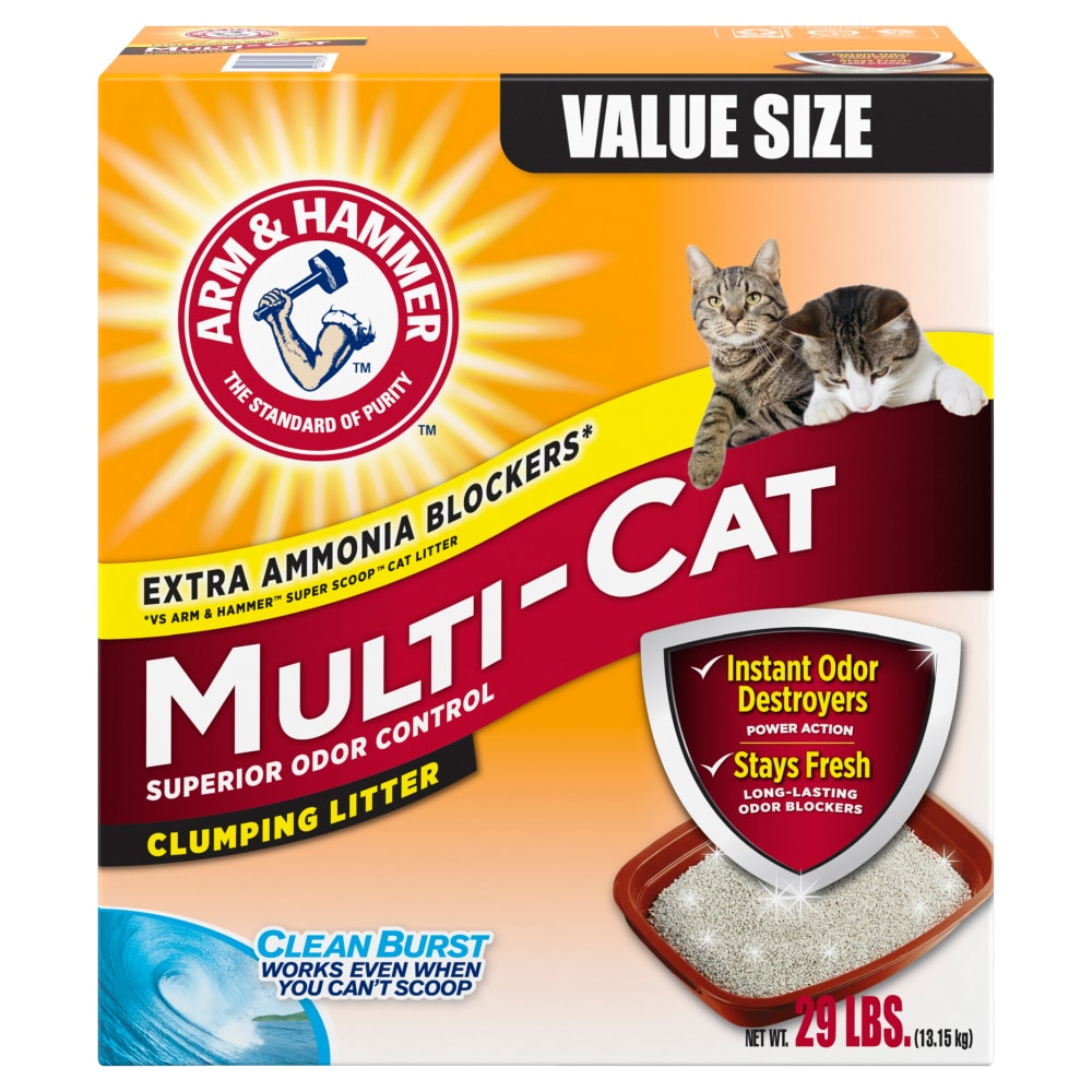 Arm & Hammer™ Multi-Cat Odor Control Clumping Litter