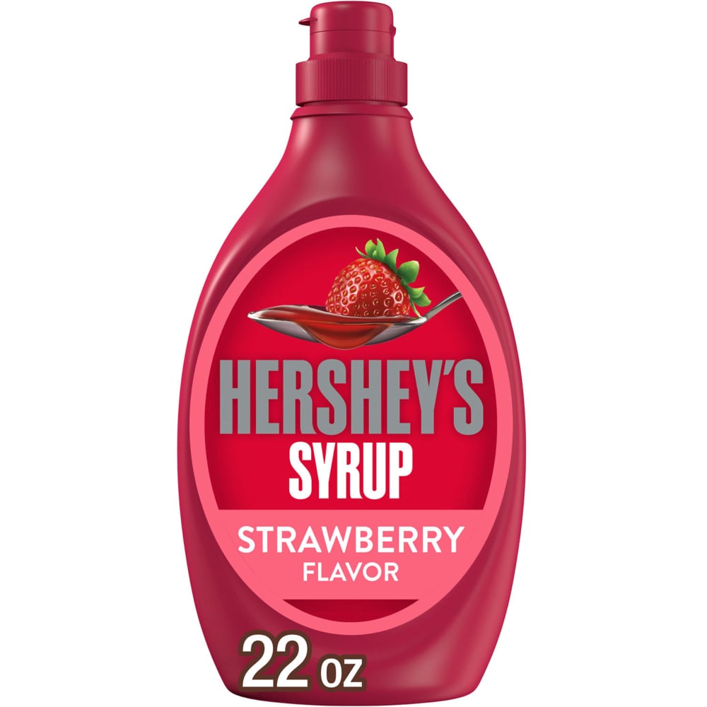HERSHEY’S Strawberry Flavored Syrup Bottle