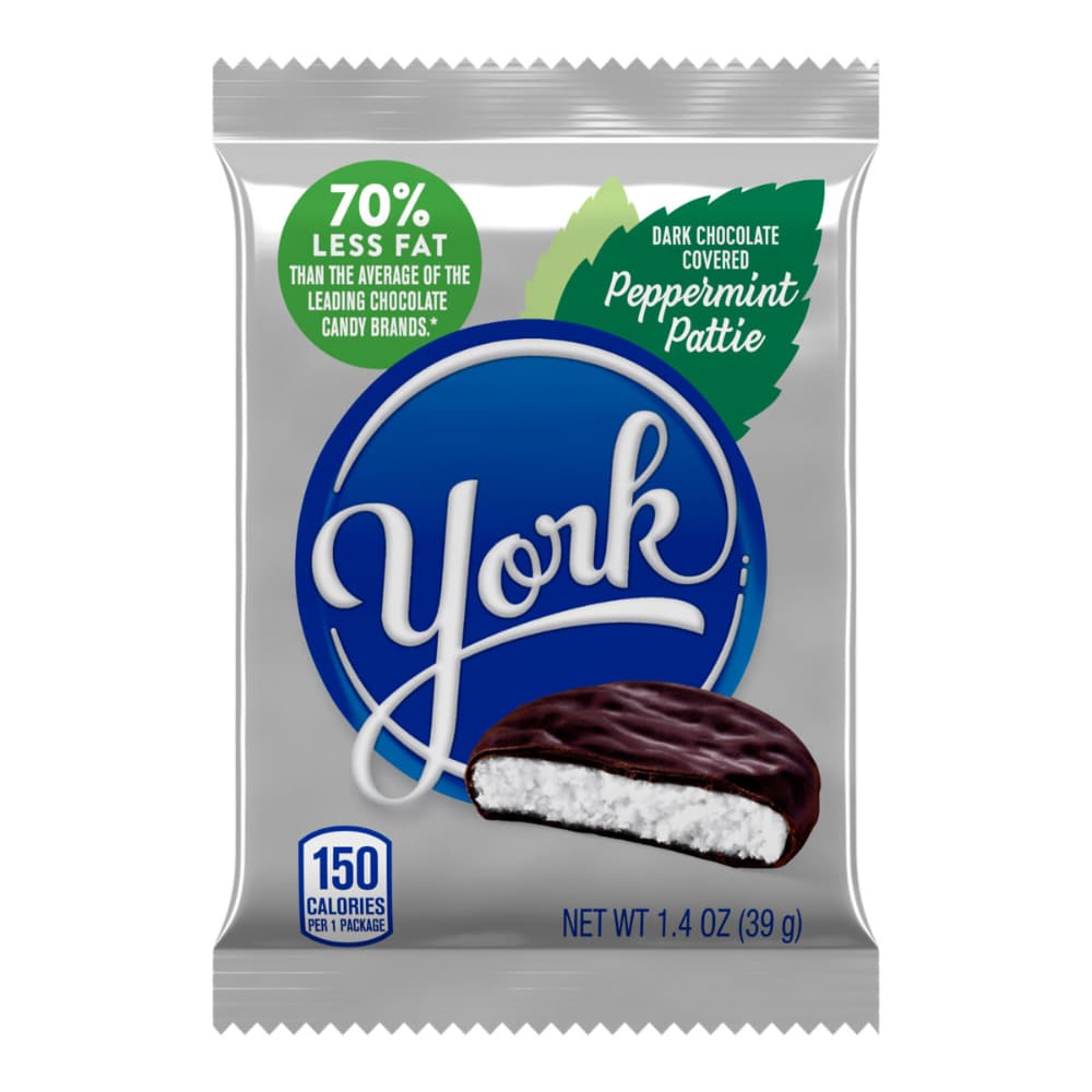 YORK Dark Chocolate Peppermint Pattie Candy Pack