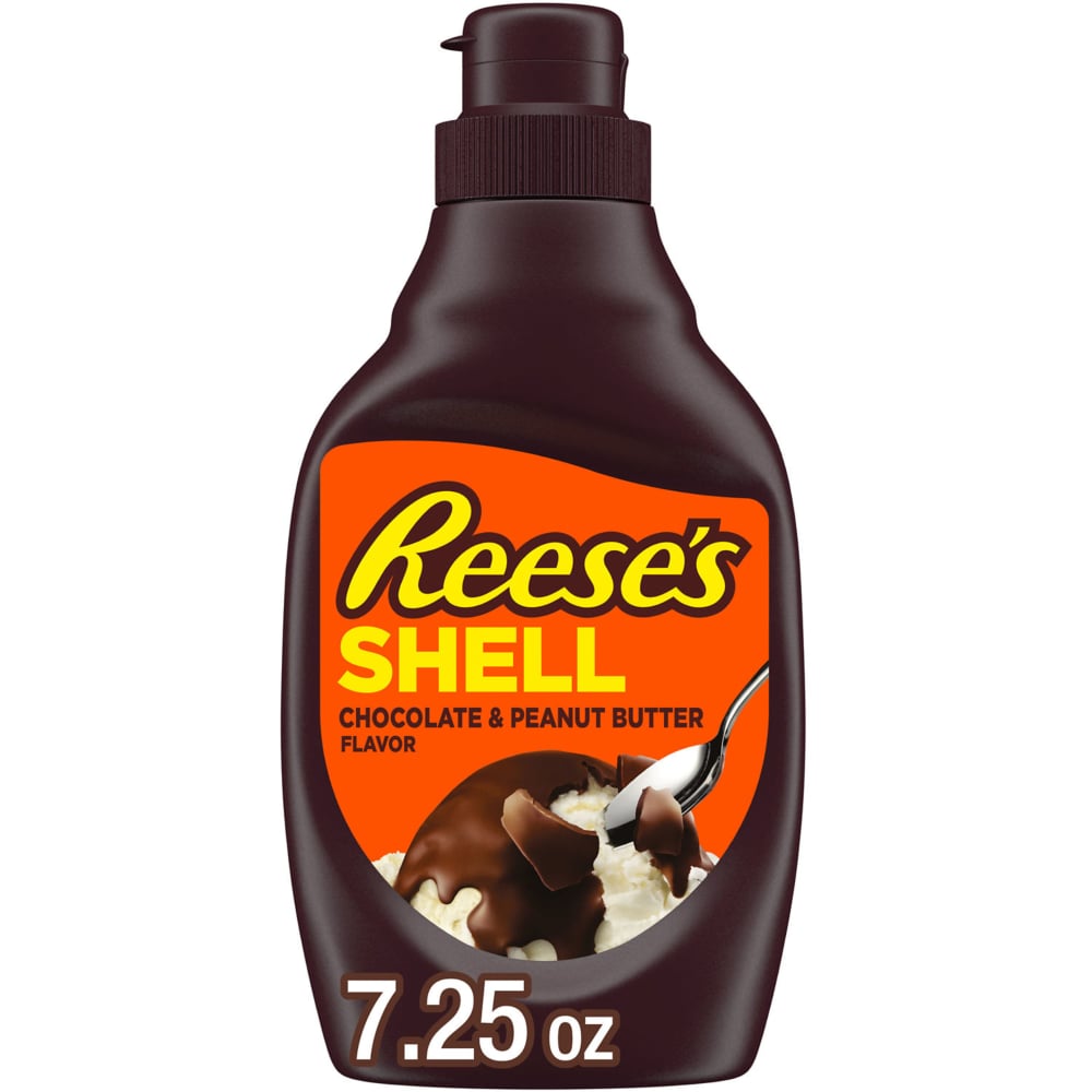 REESE’S Chocolate Peanut Butter Shell Topping Bottle
