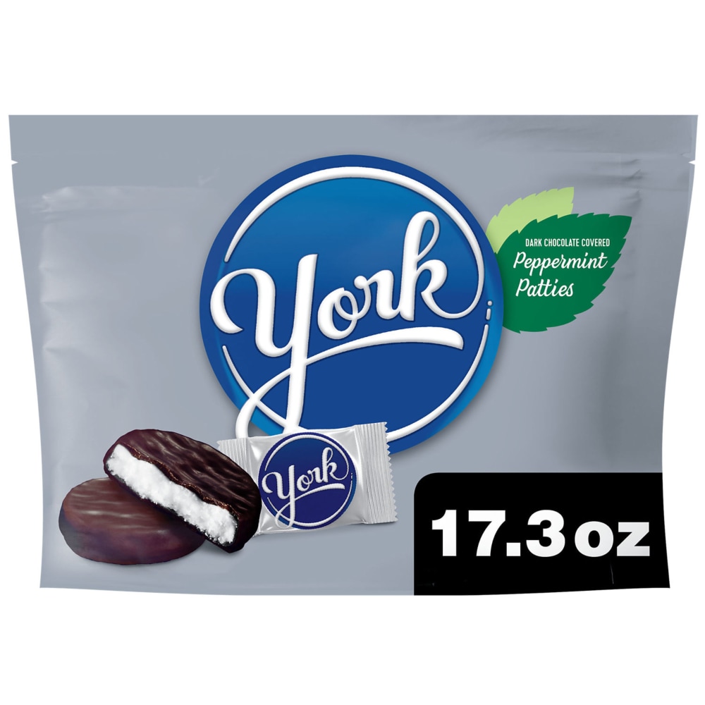 YORK Dark Chocolate Peppermint Patties Candy Family Pack