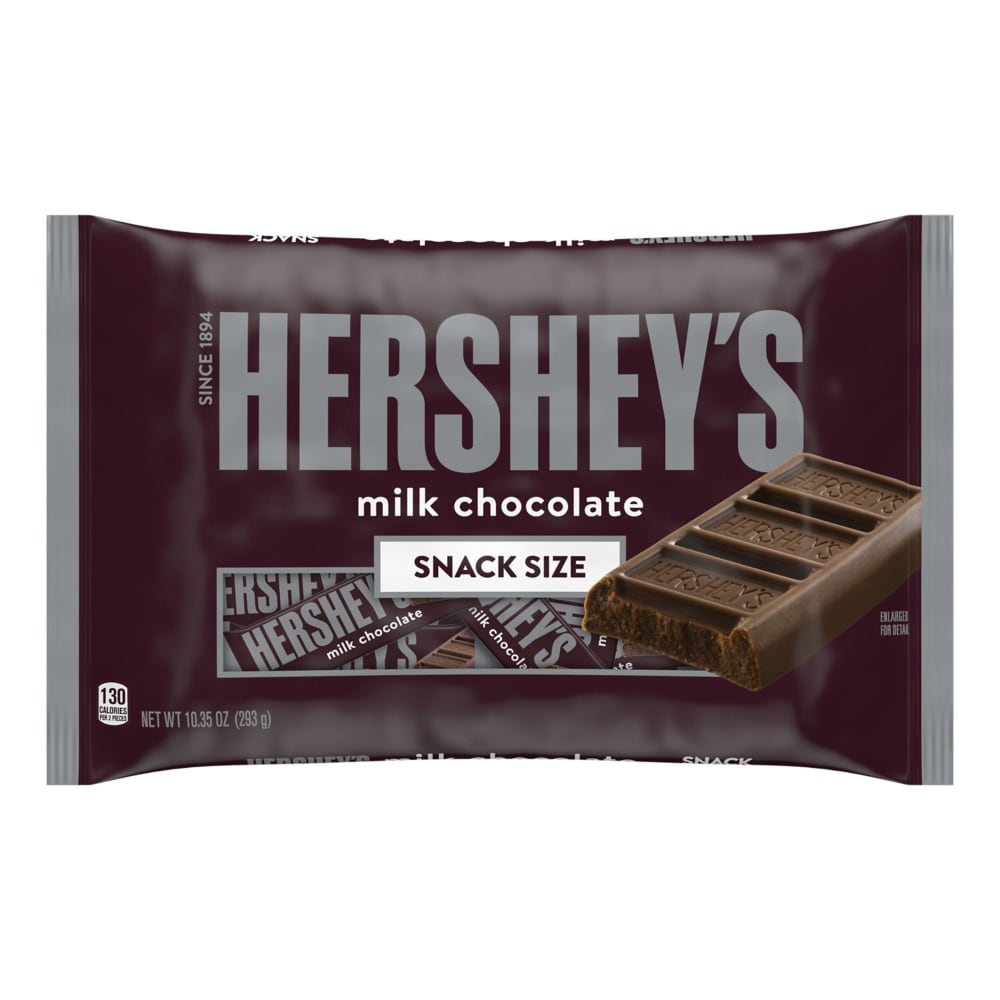 HERSHEY’S Milk Chocolate Snack Size Candy Bag