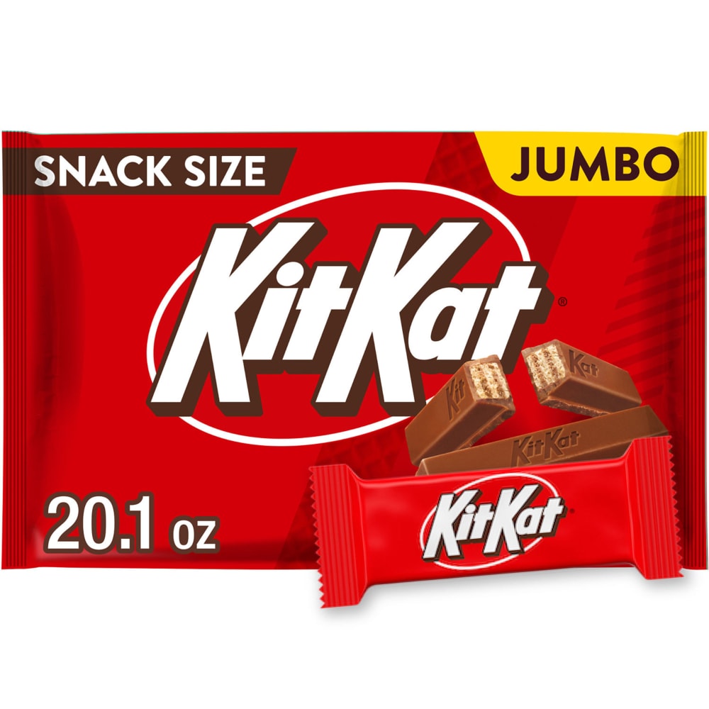 KIT KAT® Milk Chocolate Wafer Snack Size Candy Jumbo Bag