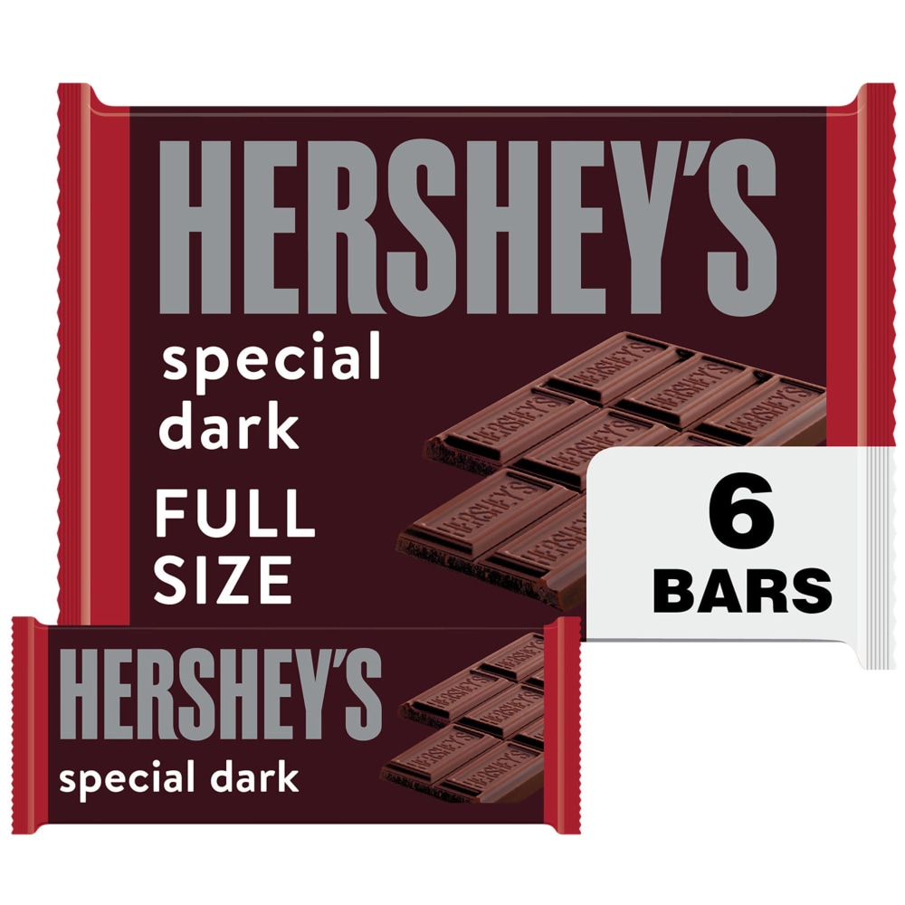 HERSHEY’S SPECIAL DARK Mildly Sweet Chocolate S’mores Candy Bars