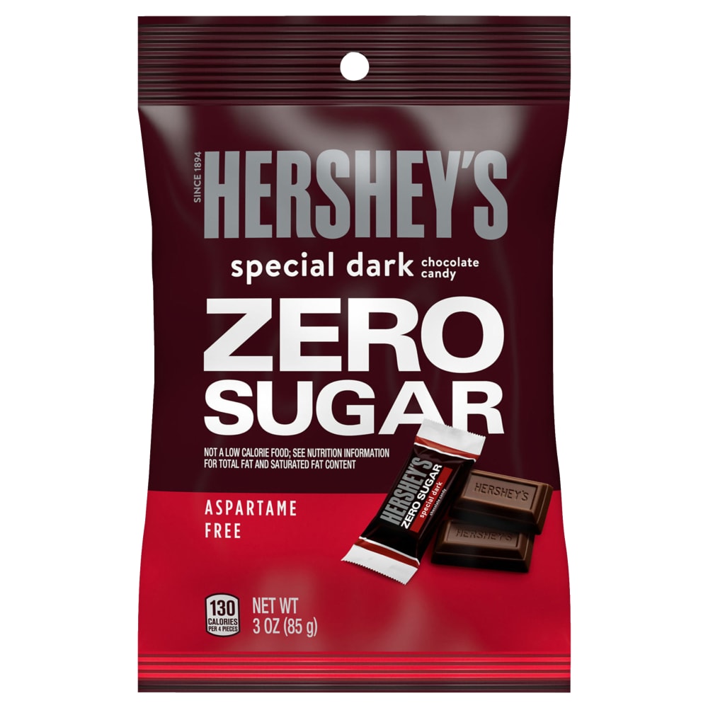 Hershey’s Special Dark Mildly Sweet Zero Sugar Chocolate Candy Bars