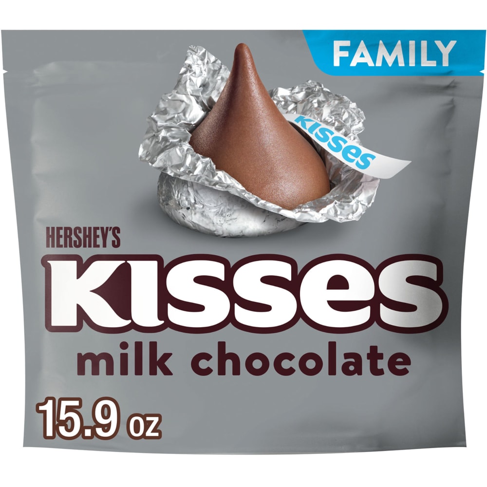 HERSHEY’S KISSES Milk Chocolate Candy Family Pack