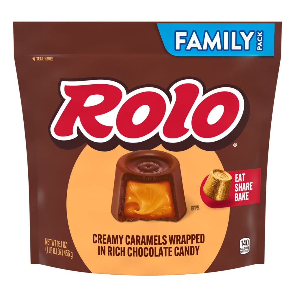 Rolo® Creamy Caramels in Chocolate Candy Family Pack