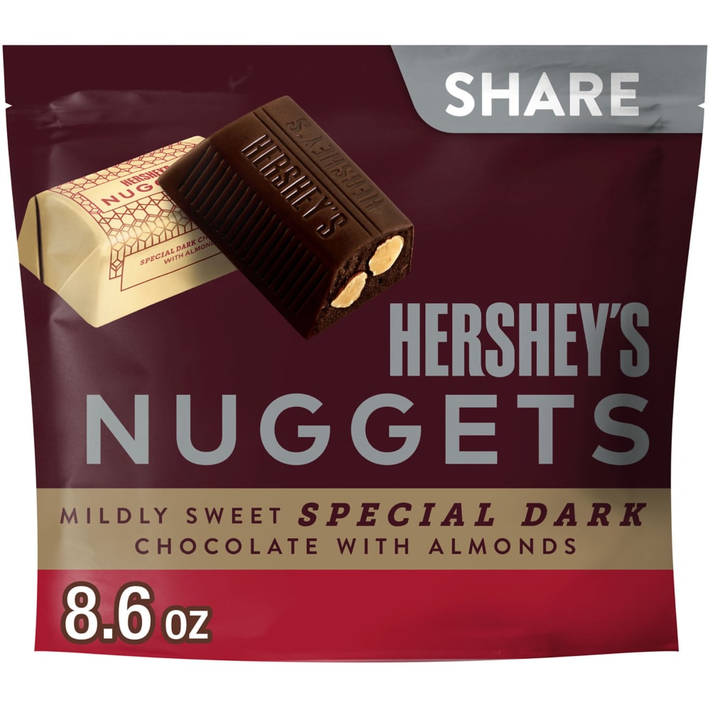 HERSHEY’S NUGGETS SPECIAL DARK Chocolate with Almonds Candy Share Pack