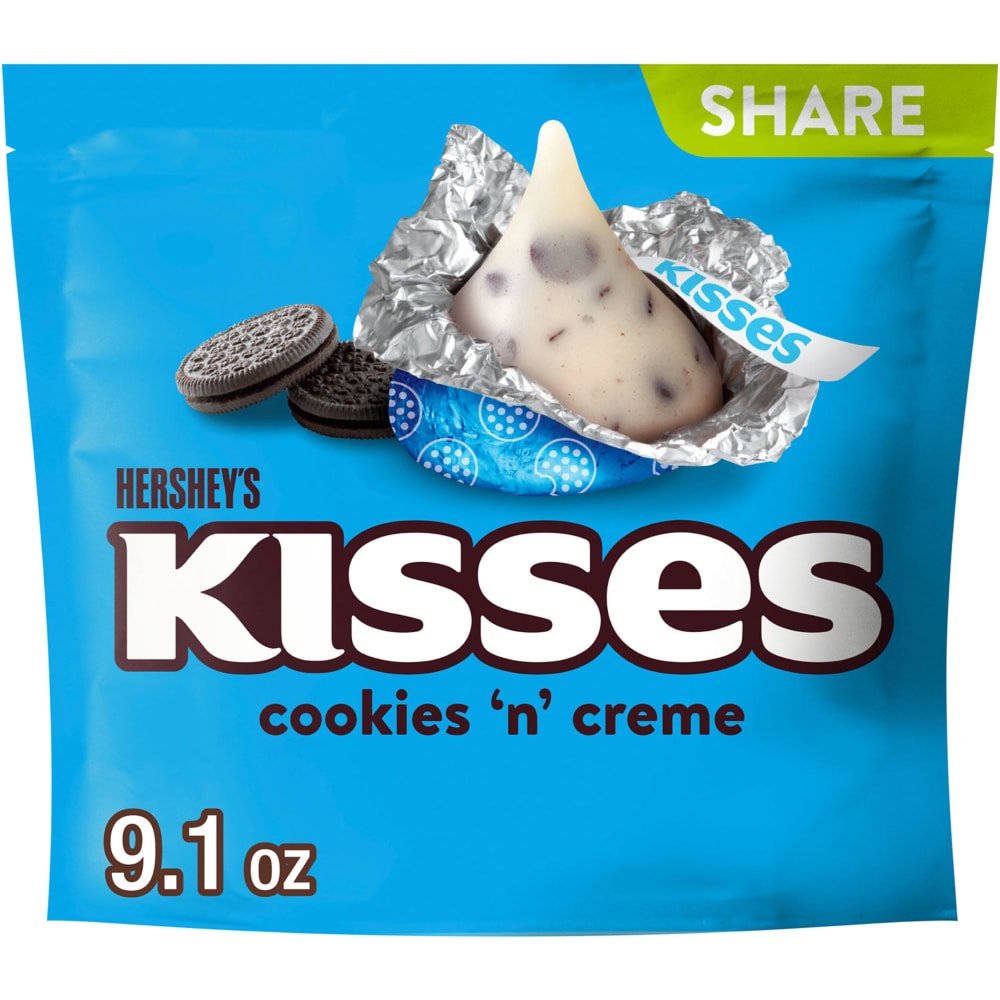 HERSHEY’S KISSES Cookies ‘n’ Creme Candy Share Pack