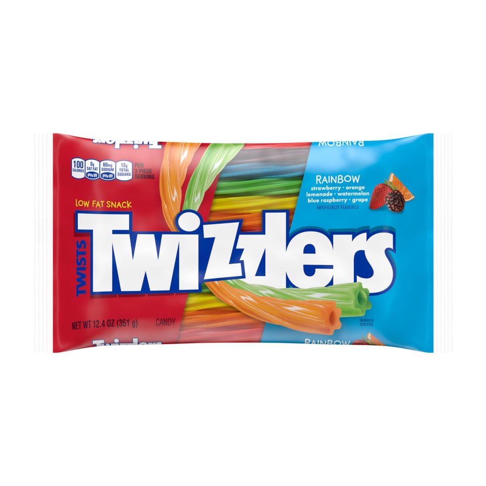 TWIZZLERS Twists Rainbow Chewy Candy Bag