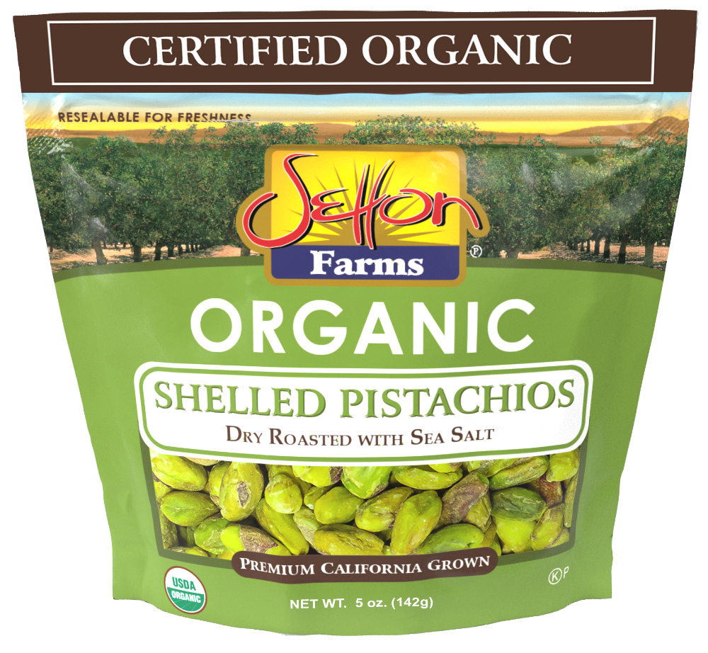 Setton Farms® Organic Shelled Pistachio Kernels Dry Roasted with Sea Salt
