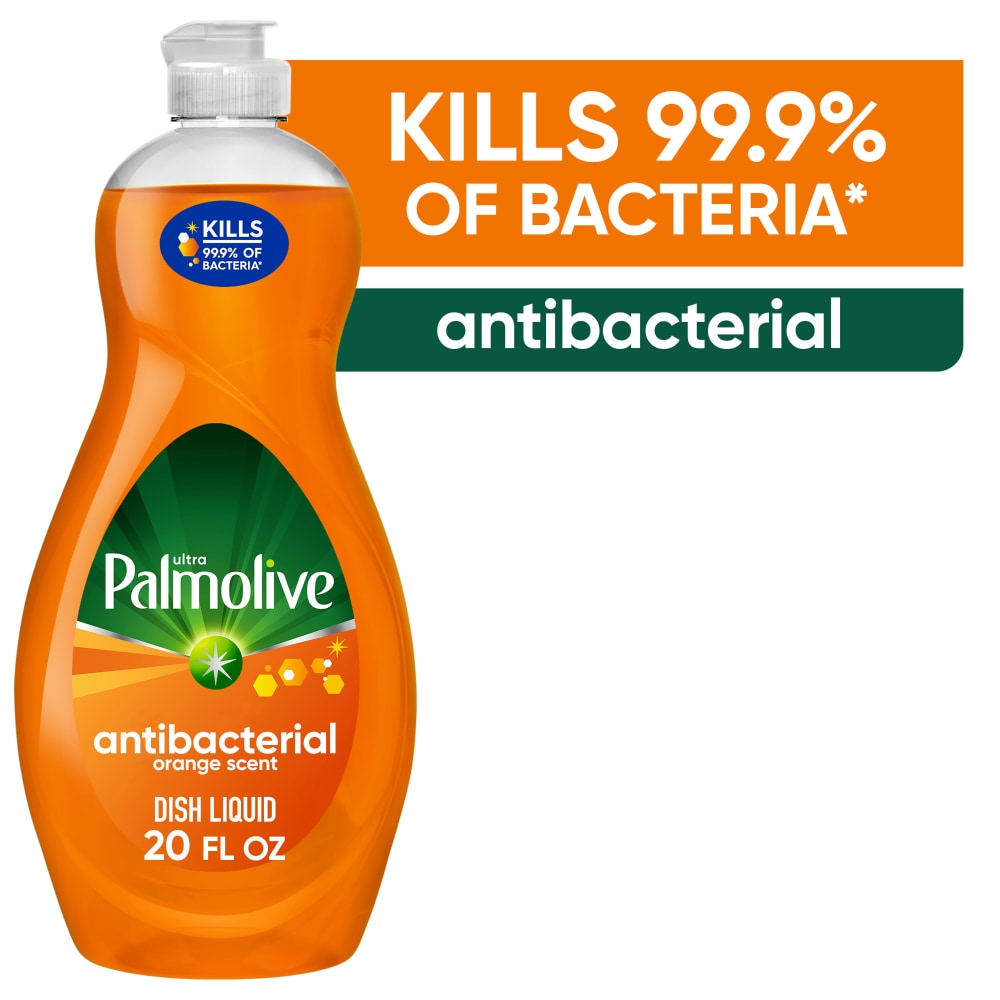 Palmolive Ultra Antibacterial Orange Scent Dishwashing Liquid Dish Soap